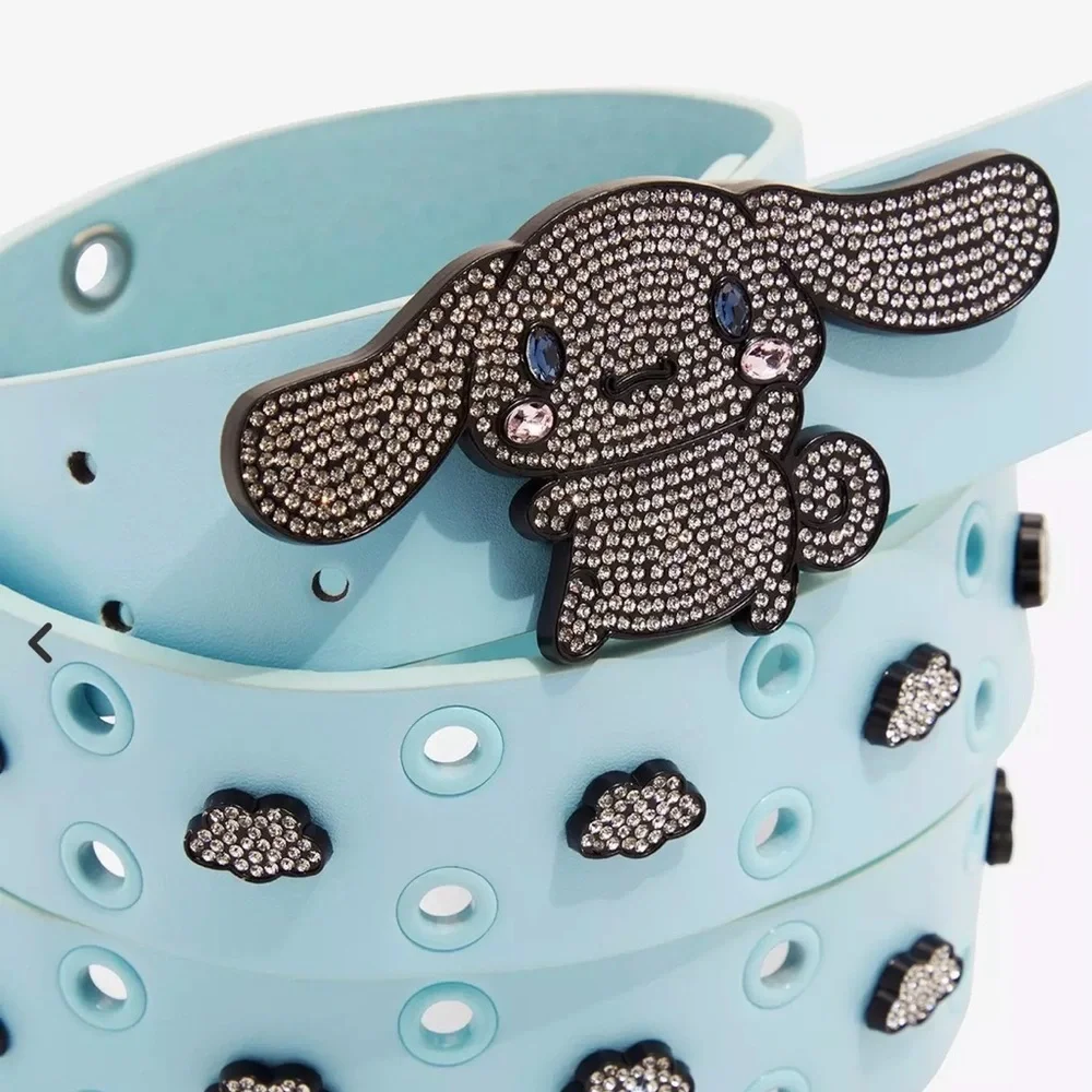 Hot Topic Light Blue Kids Belt with Sparkly Cinnamoroll - Hello Kitty